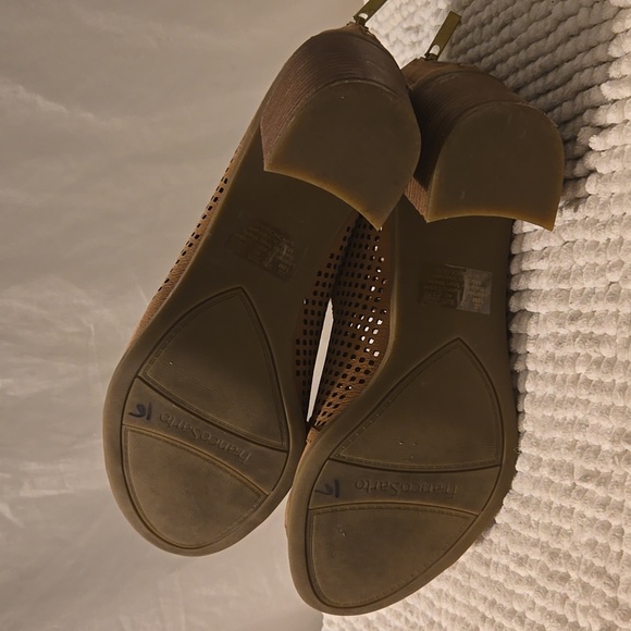 Franco Sarto Honolulu heeled sandal lace up size 10 - Picture 5 of 5